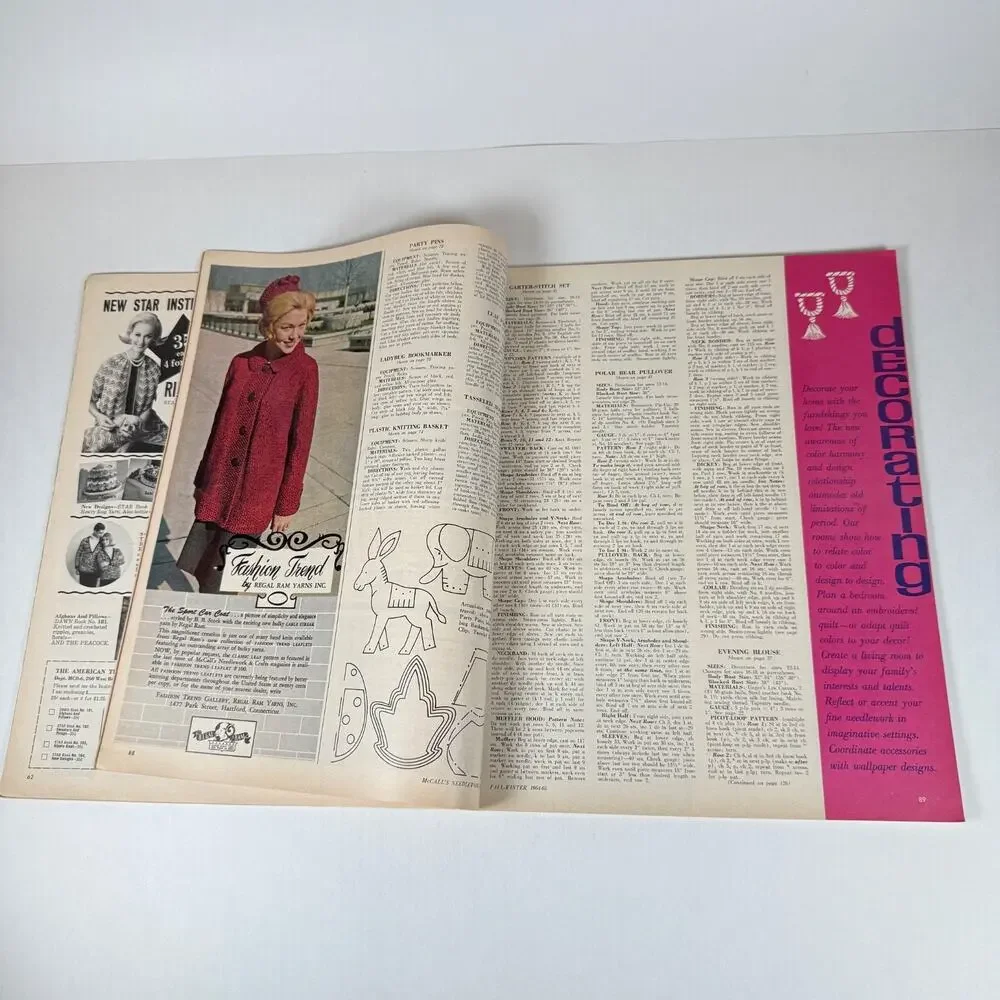 McCall's Needlework & Crafts, Fall-Winter 1964-65 Vintage magazine
